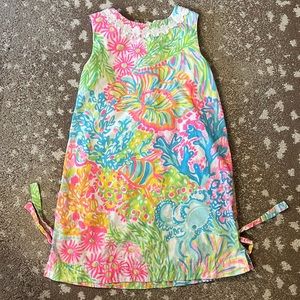 Lilly Pulitzer shift dress with appliqué shells
